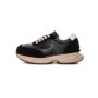 Pantofi Sport Dama din piele naturala KM5502 BLACK | FRANCO GERARDO