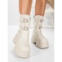 Ghete Dama din piele naturala 5W62 BEIGE | PANTOFUL