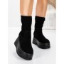 Ghete Dama din piele naturala 5W76 BLACK | PANTOFUL
