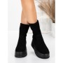 Ghete Dama din piele naturala 5W76 BLACK | PANTOFUL