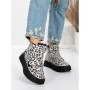 Ghete Dama din piele naturala 5SZ6 LEOPARD PRINT | PANTOFUL