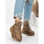 Ghete Dama din piele naturala 5SZ8 LEOPARD PRINT | PANTOFUL
