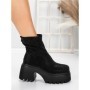 Ghete Dama cu Platforma 5WL77 ALL BLACK | MEI