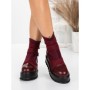 Ghete Dama cu Platforma 56WL1 WINERED | MEI