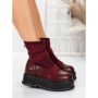 Ghete Dama cu Platforma 56WL1 WINERED | MEI
