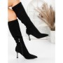 Cizme Dama cu Toc 5XKK65 BLACK | MEI
