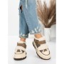 Ghete Dama din piele naturala 5W53 KHAKI | PANTOFUL