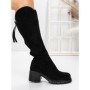 Cizme Dama cu Toc 3WL15 BLACK | MEI