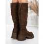 Cizme Dama cu Toc 5WL80 BROWN | MEI
