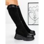 Cizme Dama cu Platforma 58WL13 BLACK | MEI