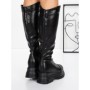 Cizme Dama cu Platforma 58WL13 BLACK | MEI