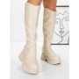 Cizme Dama cu Platforma 58WL13 BEIGE | MEI