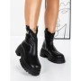 Ghete Dama cu Platforma 58WL21 BLACK | MEI