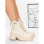Ghete Dama cu Platforma 58WL21 BEIGE | MEI