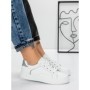 Sneakers Dama 983 WHITE-SILVER | FASHION