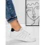 Sneakers Dama 982 WHITE-BLACK | FASHION