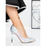 Pantofi Stiletto 3ADC80 SILVER | MEI