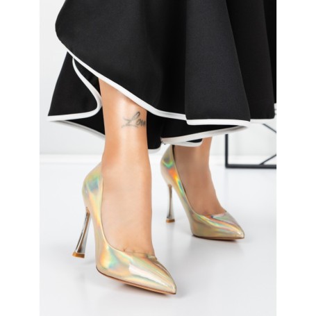 Pantofi Stiletto 3ADC80 GOLD | MEI
