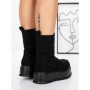 Ghete Dama cu Platforma 3AL77 BLACK | MEI