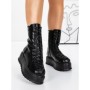Ghete Dama cu Platforma 3AL77 BLACK | MEI