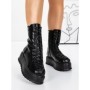 Ghete Dama cu Platforma 3AL77 BLACK | MEI