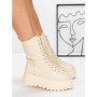 Ghete Dama cu Platforma 3AL77 BEIGE | MEI