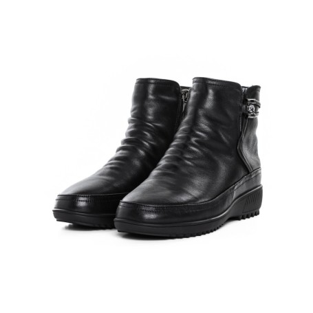 Ghete Dama din piele naturala B69199-6 BLACK | ADVANCER