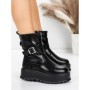 Ghete Dama cu Platforma 5W83 BLACK | MEI