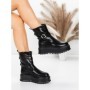 Ghete Dama cu Platforma 5W83 BLACK | MEI