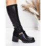 Cizme Dama cu Toc 57WL7 BLACK | MEI