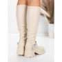 Cizme Dama cu Toc 57WL7 BEIGE | MEI