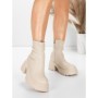 Ghete Dama cu Platforma 57WL10 BEIGE | MEI