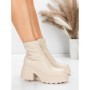 Ghete Dama cu Platforma 57WL10 BEIGE | MEI