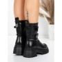 Ghete Dama cu Platforma 5W80 BLACK | MEI
