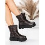 Ghete Dama Imblanite 5XJ88 DARK BROWN | MEI
