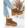 Ghete Dama din piele naturala 5W70 LEOPARD PRINT | PANTOFUL