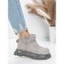 Ghete Dama din piele naturala 58W28 GREY | PANTOFUL