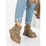 Ghete Dama din piele naturala 58W28 LEOPARD PRINT | PANTOFUL