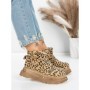 Ghete Dama din piele naturala 58W28 LEOPARD PRINT | PANTOFUL
