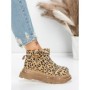 Ghete Dama din piele naturala 58W28 LEOPARD PRINT | PANTOFUL
