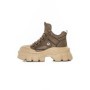 Ghete Dama din piele naturala 5020-1 KHAKI | ADVANCER