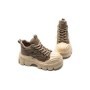 Ghete Dama din piele naturala 5020-1 KHAKI | ADVANCER