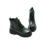 Ghete Dama din piele naturala 8099 GREEN | ADVANCER