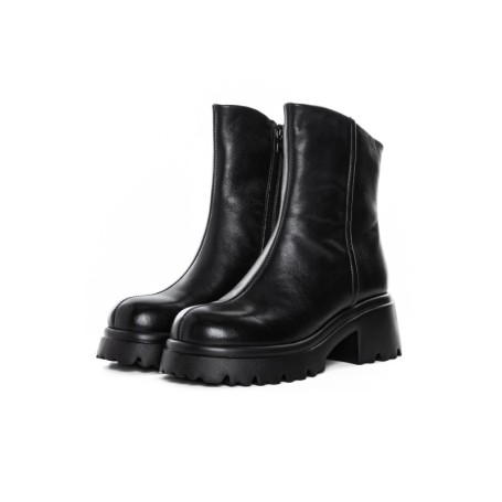 Ghete Dama din piele naturala 83125 BLACK | ADVANCER