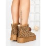 Ghete Dama din piele naturala 5W93 LEOPARD PRINT | PANTOFUL