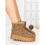 Ghete Dama din piele naturala 5W93 LEOPARD PRINT | PANTOFUL