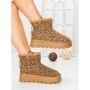 Ghete Dama din piele naturala 5W93 LEOPARD PRINT | PANTOFUL