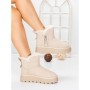 Ghete Dama din piele naturala 5W95 KHAKI | PANTOFUL