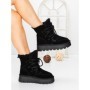 Ghete Dama din piele naturala 5W96 BLACK | PANTOFUL
