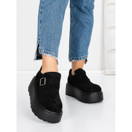 Ghete Dama cu Platforma 58WL18 BLACK | MEI